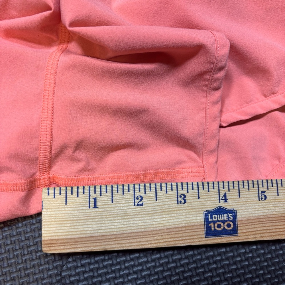 Lululemon Women's Speed Up Orange Coral Shorts 4” Inseam Size 10 - Picture 6 of 6